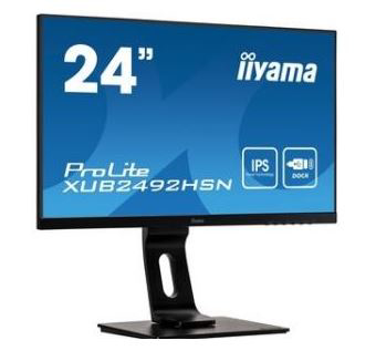 Afbeeldingen van Monitor iiyama 24 inch Dock USB-C